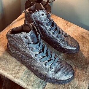 OTBT Round Trip Metallic High Top Fashion Sneakers